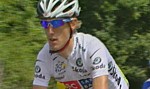 Andy et Frank Schleck pendant la 18�me �tape du Tour de France 2008